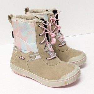 Keen Kelsa Tall Waterproof Boots, Taupe, Little Kids 2 M
